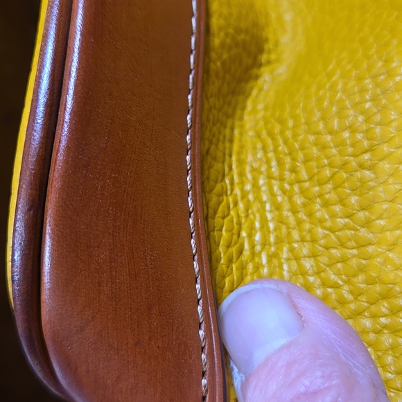 Dooney & Bourke Yellow and Tan Zip Zip Satchel - Picture 11 of 11